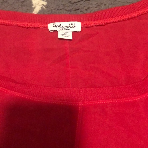 Splendid dark pink high/low tunic-medium - Picture 2 of 4